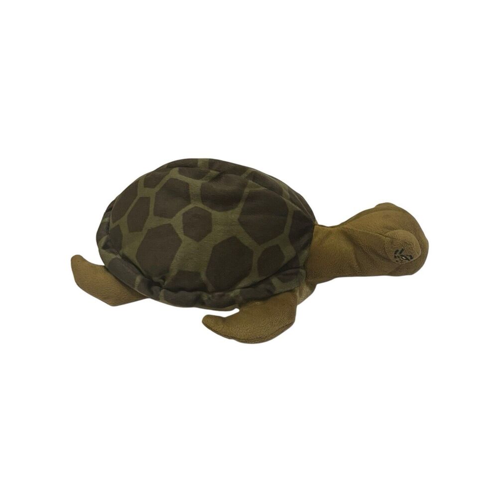 IKEA Onskad Sea Turtle Tortoise Soft Plush Hand Puppet Toy 10" Green
